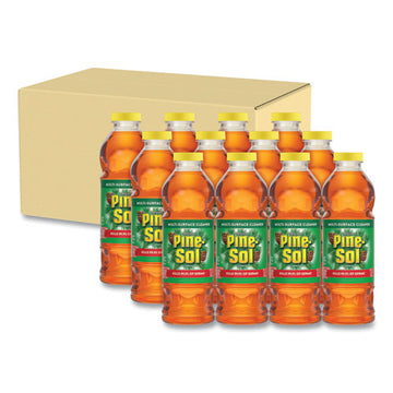 Pine-Sol® Multi-surface Cleaner, Pine Disinfectant, 24oz Bottle, 12 Bottles-carton freeshipping - TVN Wholesale
